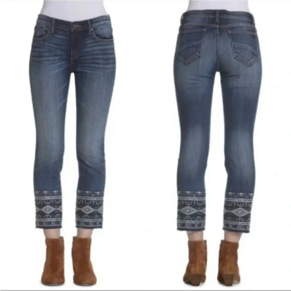 Driftwood Colette in Canary Cropped Denim Jeans Size 29